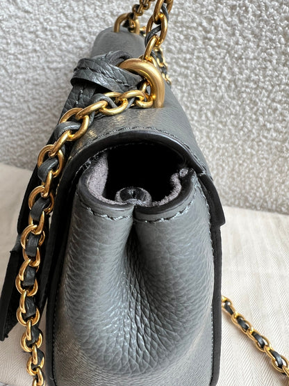 Mulberry Charcoal Grey Regular Lily with Gold Hardware (RRP £995)