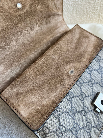 Gucci Dionysus GG Supreme Mini Shoulder Bag (RRP £1,890)