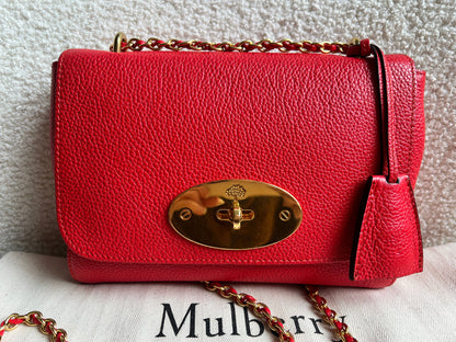 Mulberry Fiery Red Regular Lily with Gold Hardware (RRP £995)