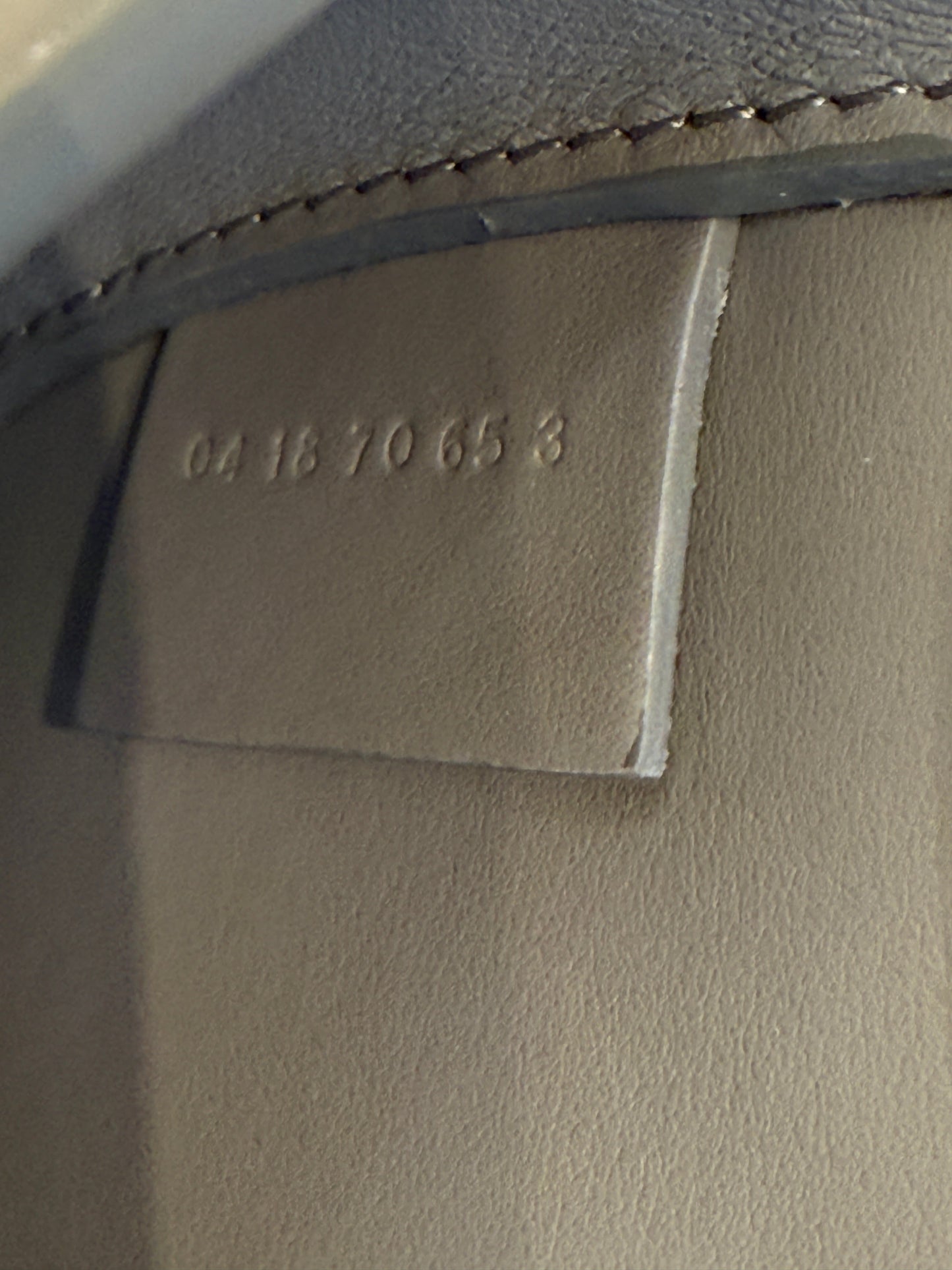 Tess Small Motty Grey Gold Hardware