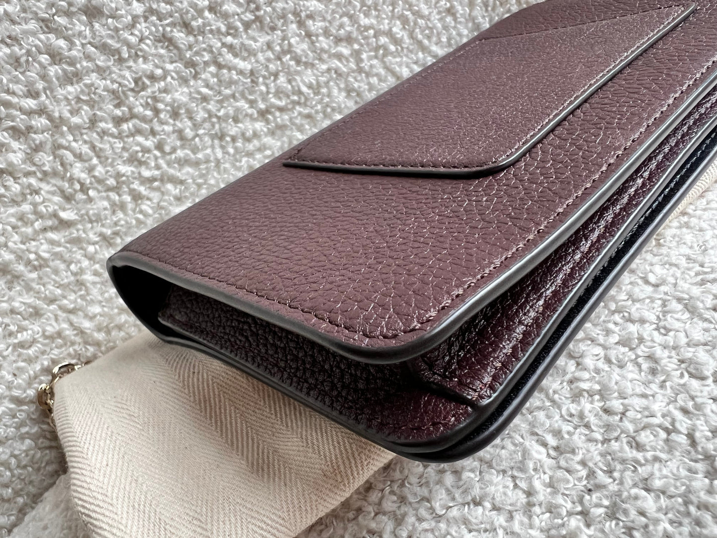 Mulberry Oxblood Bayswater Clutch (RRP £495)