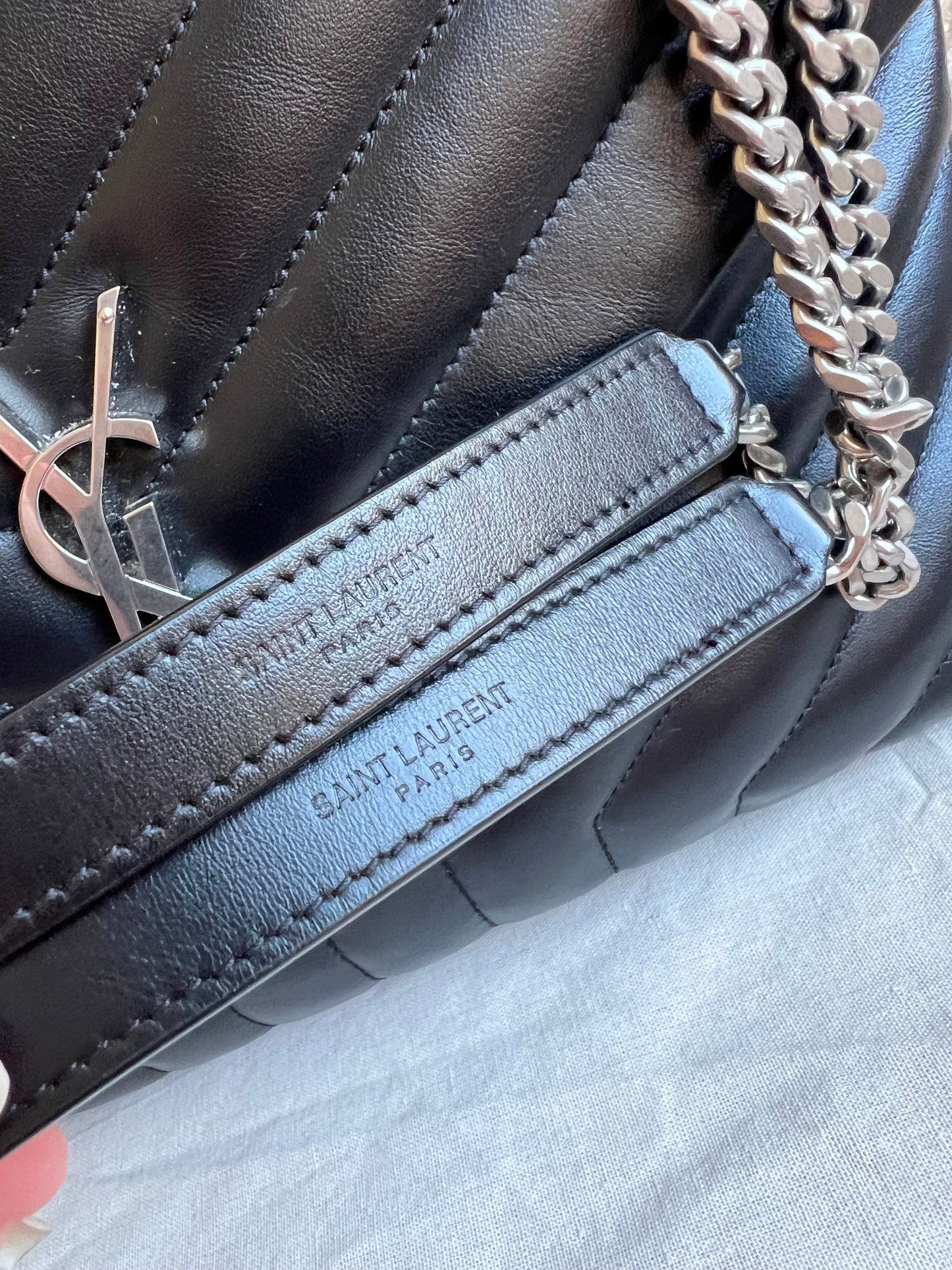 Yves Saint Laurent (YSL) Medium Black Lou Lou (RRP £2,100)