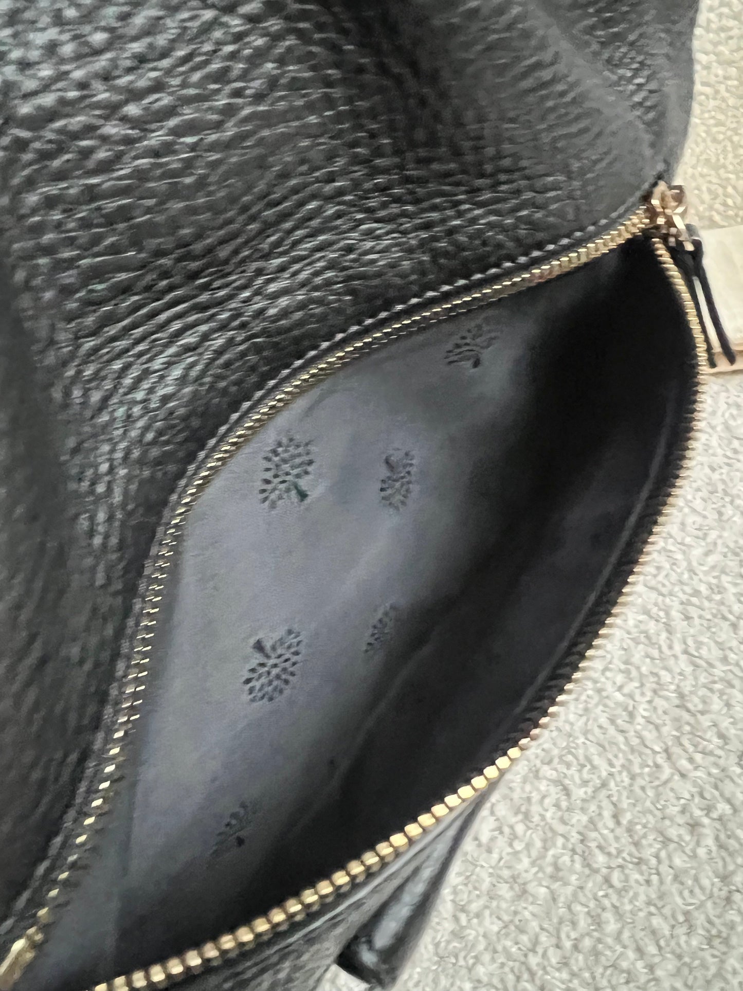 Mulberry Black Daria Clutch (RRP £550)