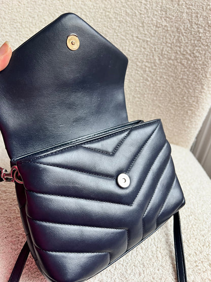 Yves Saint Laurent (YSL) Navy Blue Toy Lou Lou (RRP £1350)