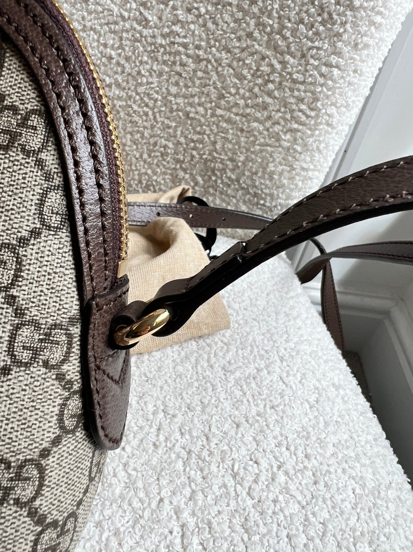 Gucci Ophidia GG Supreme Rounded Top Shoulder Bag (RRP £1,380)