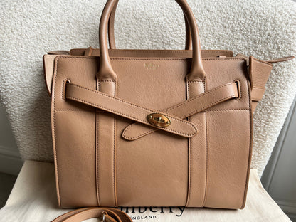 Mulberry Light Salmon Small Zipped Bayswater (RRP £1,245)