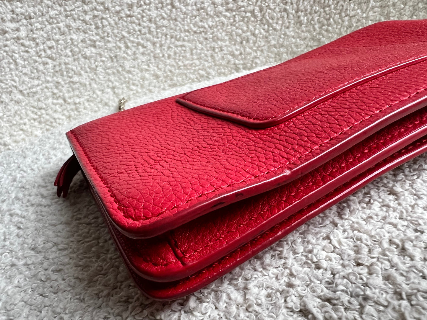 Mulberry Hibiscus Red Bayswater Clutch (RRP £495)