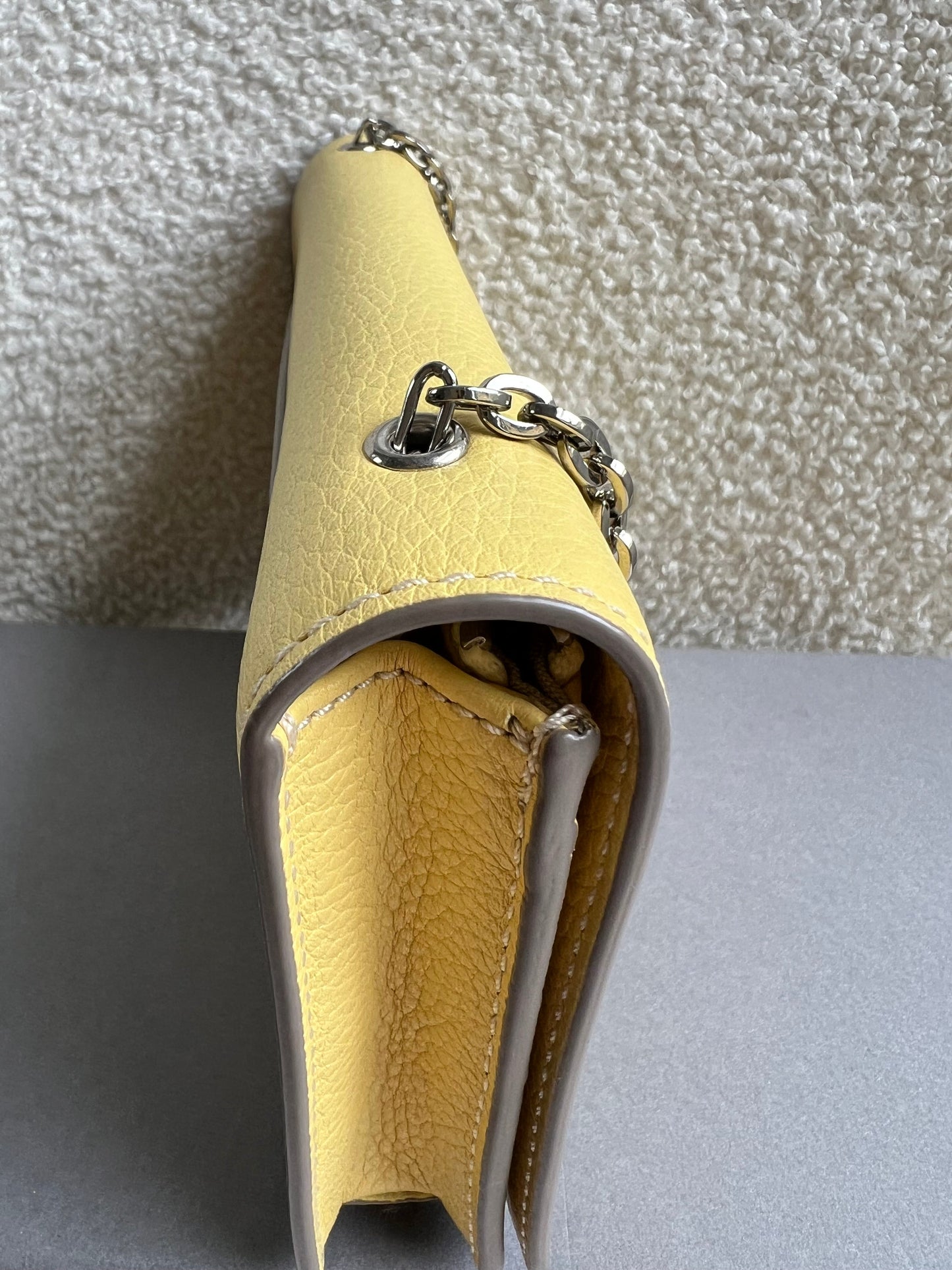 Mulberry Camomile Yellow Bayswater Clutch (RRP £495)