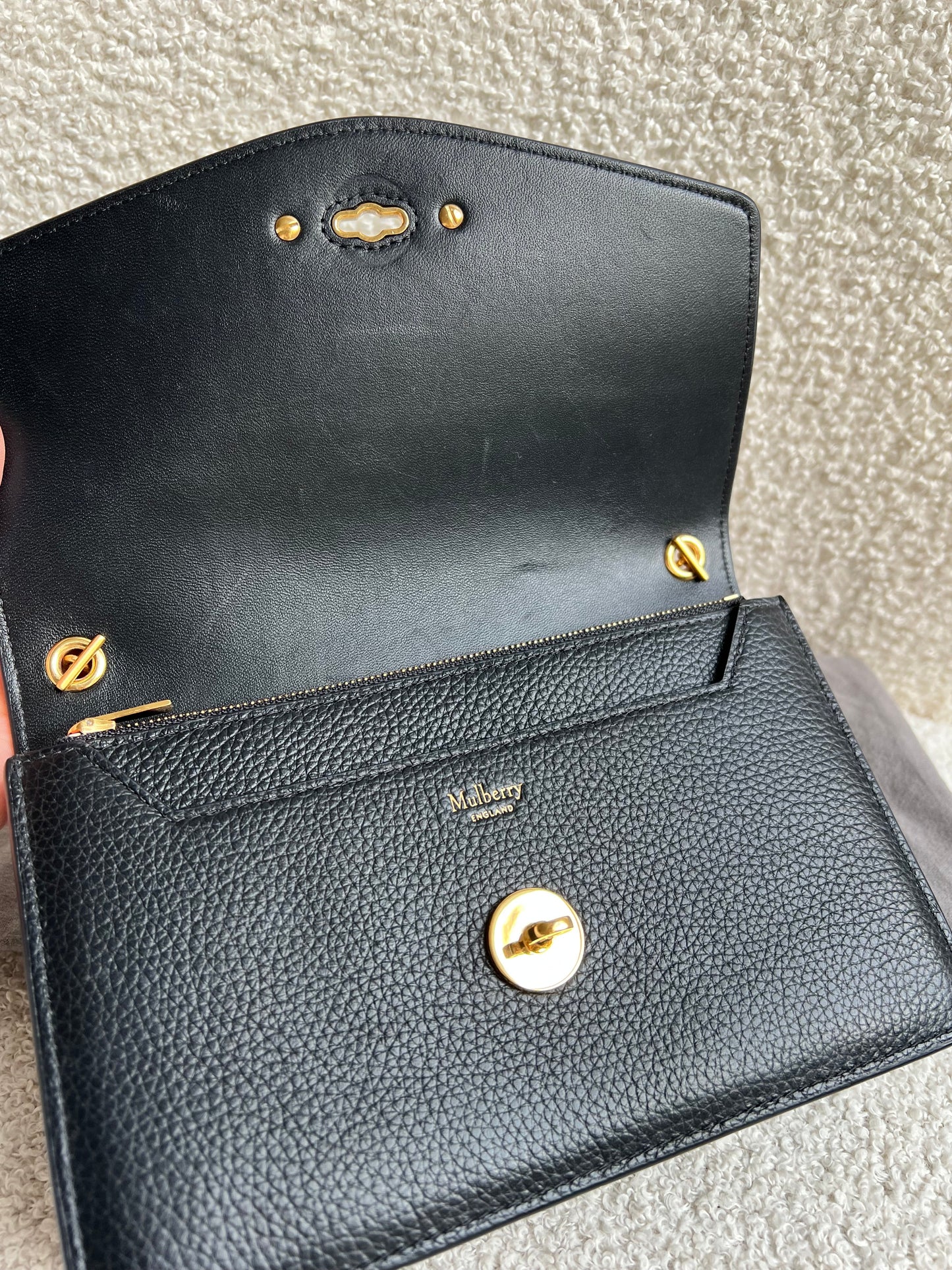 Mulberry Black Small Darley Cross Body Bag (RRP £650)