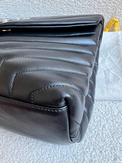 Yves Saint Laurent (YSL) Medium Black Lou Lou (RRP £2,100)