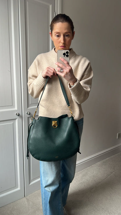 Mulberry Green Iris Hobo (RRP £1,350)