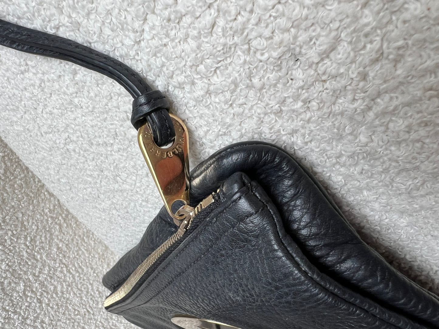 Mulberry Black Daria Clutch (RRP £550)
