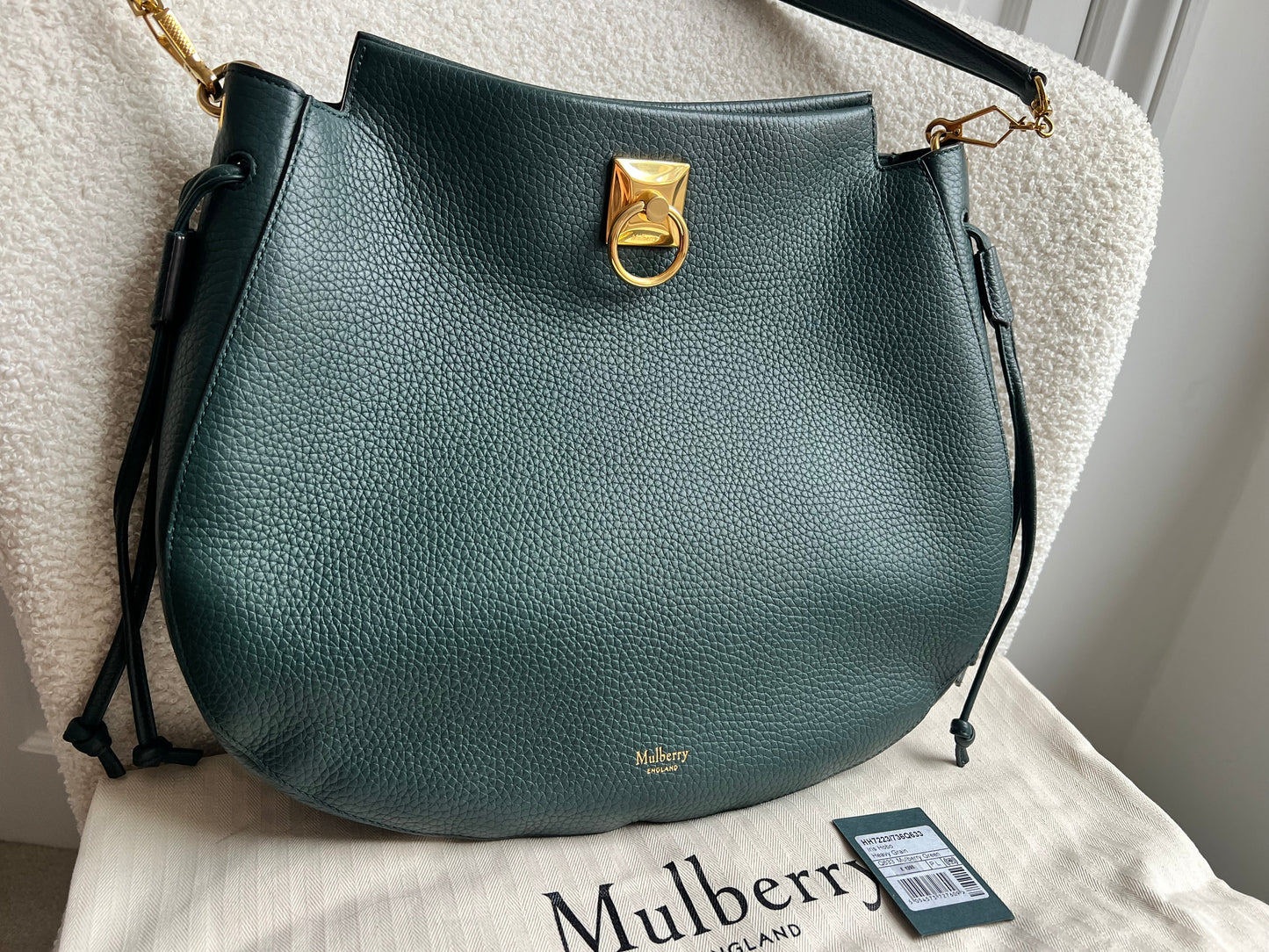 Mulberry Green Iris Hobo (RRP £1,350)