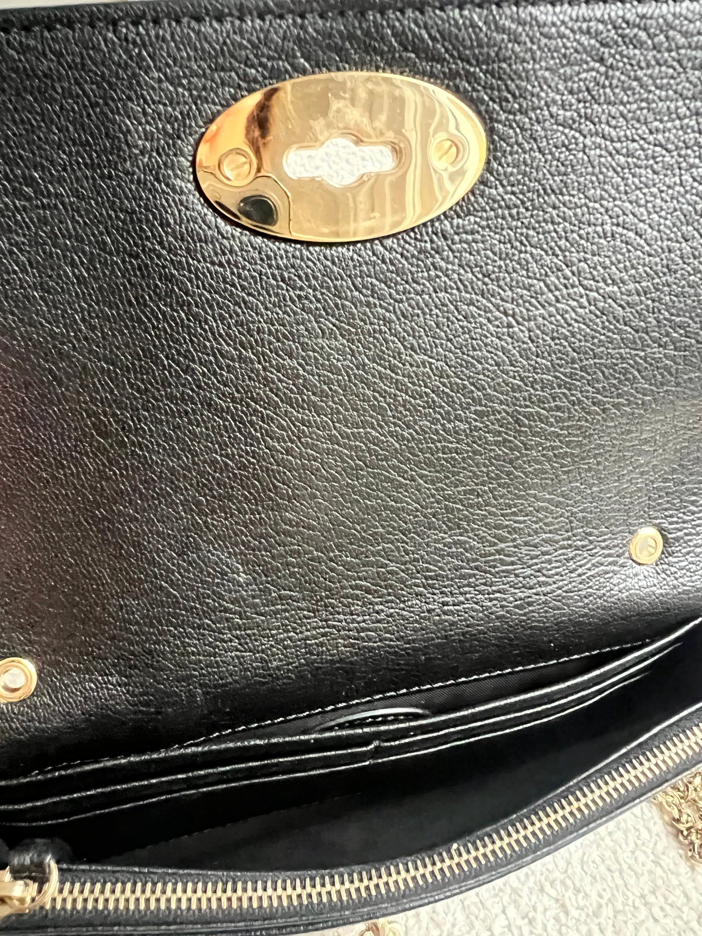 Mulberry Black Bayswater Clutch (RRP £495)