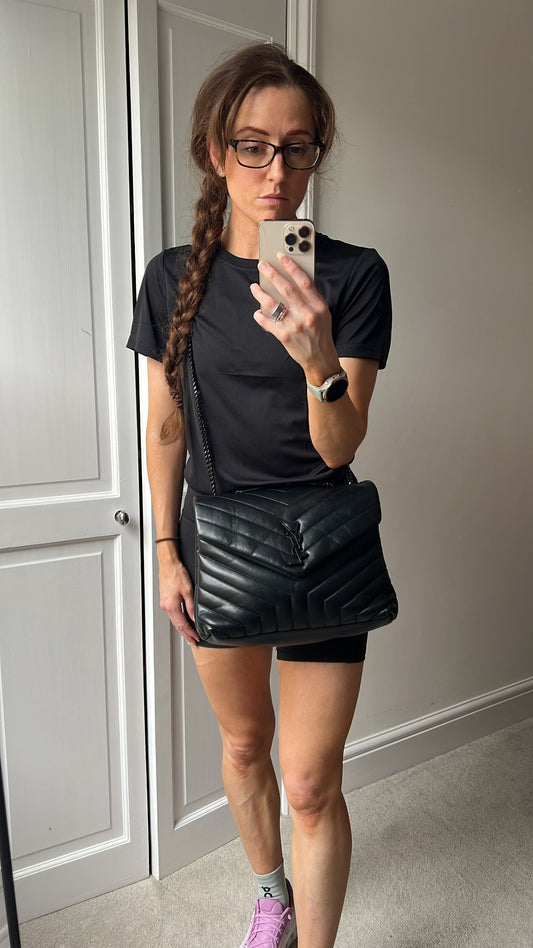 Yves Saint Laurent (YSL) Medium Black on Black LouLou (RRP £2,150)