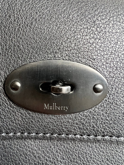 Mulberry Black Eco Scotchgrain Small Antony