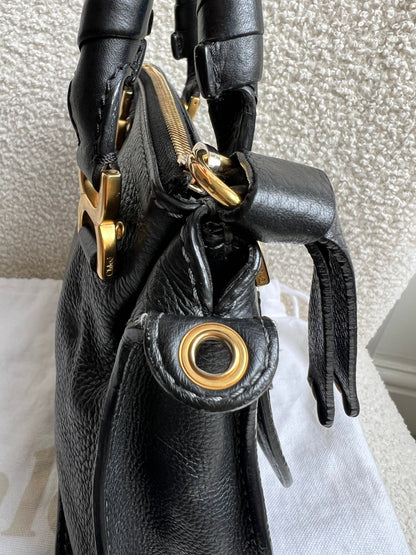Chloe Black Mini Marcie Double Carry Bag