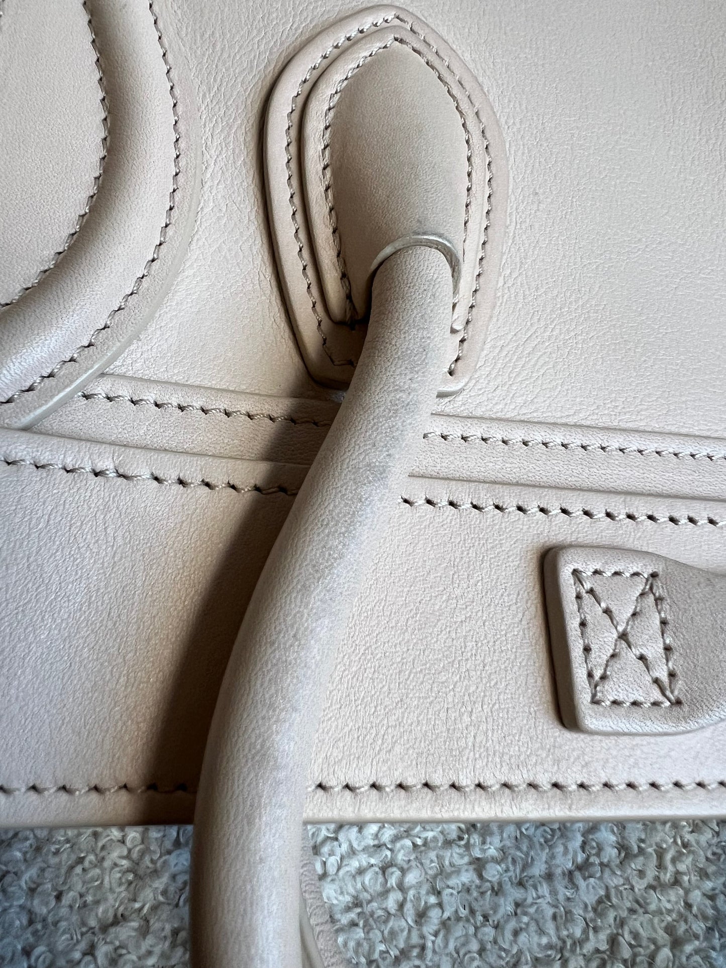 Celine Cream Nano Luggage Bag (RRP £1750)