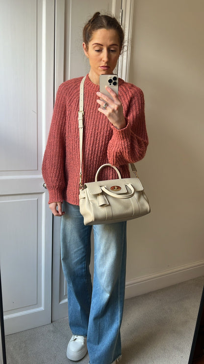 Mulberry Chalk Bayswater Satchel (RRP £1195)
