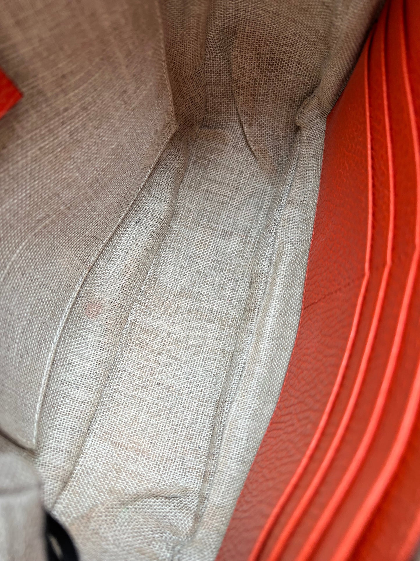 Gucci Bree GG Canvas Orange Small Messenger Bag