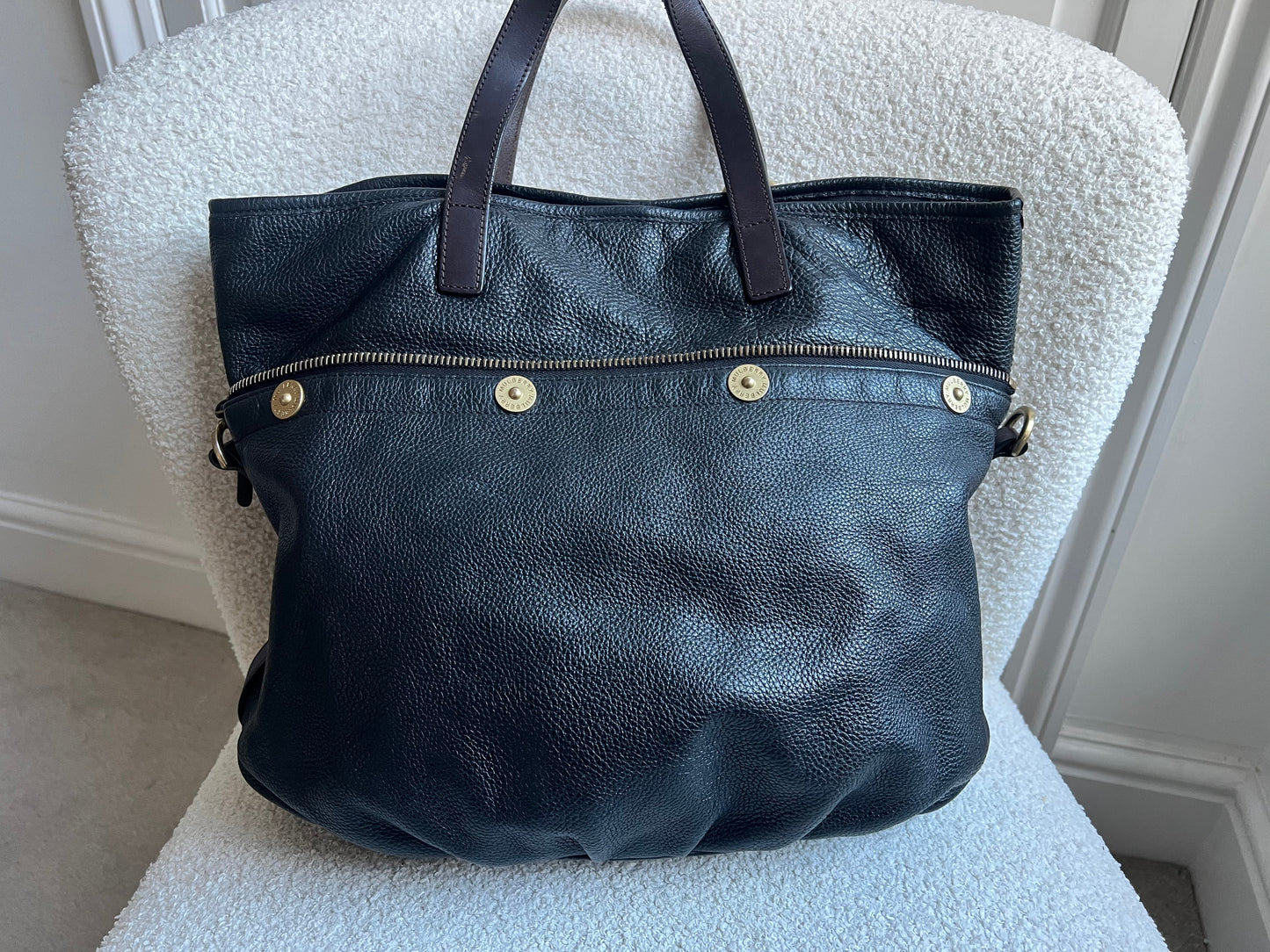 Mulberry Black Mitzy Tote