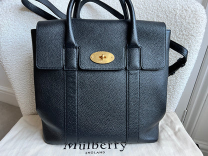Mulberry Black Bayswater Backpack (RRP £995)