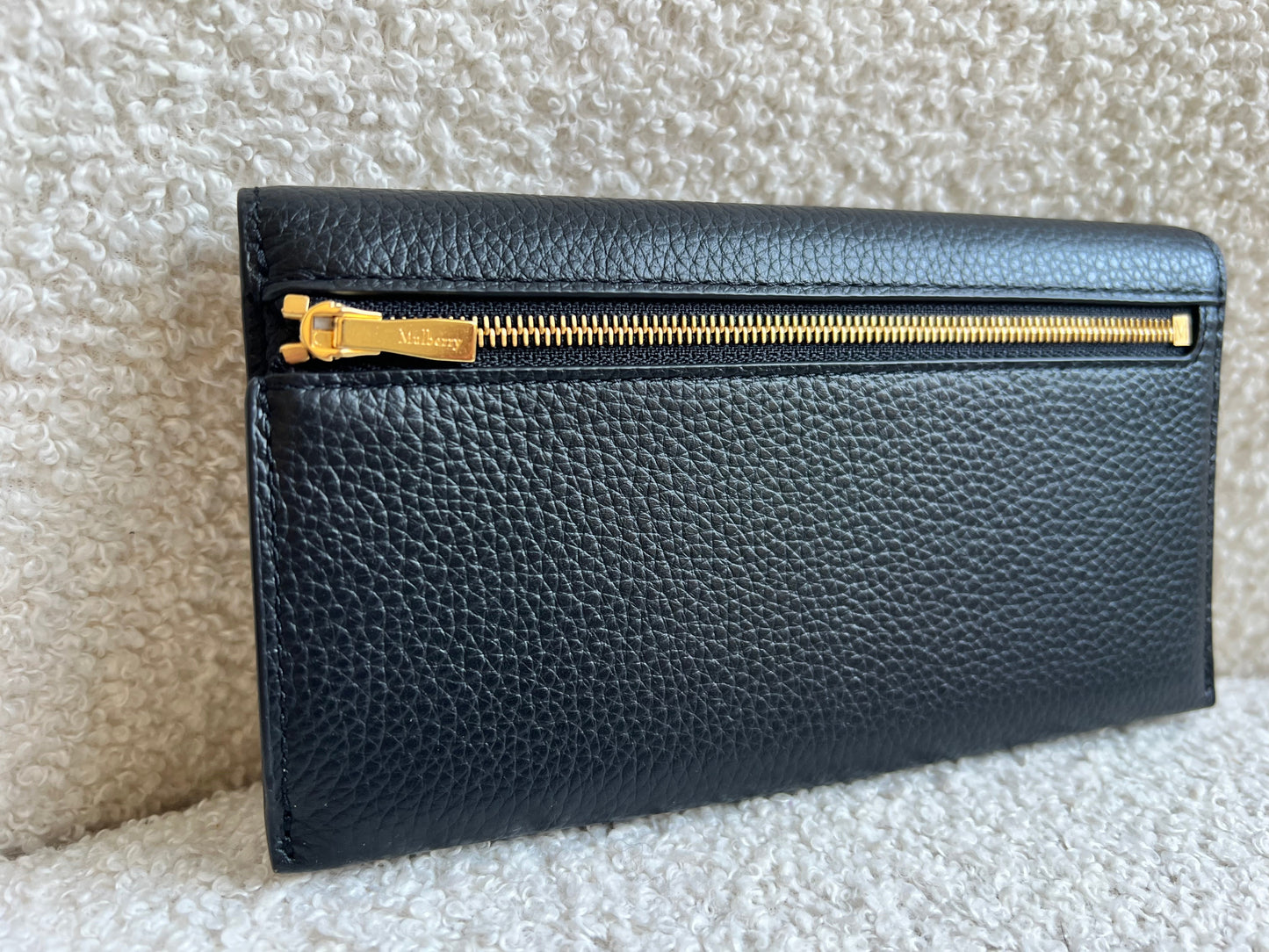 Mulberry Black Sadie Continental Wallet