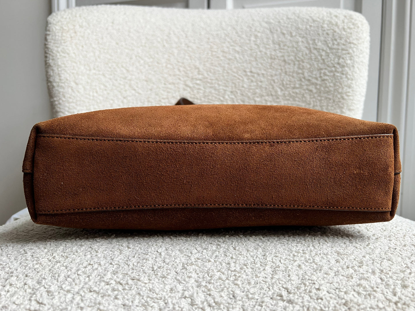 Coach Brown Suede Brooklyn 28 Shoulder Bag (RRP £350)