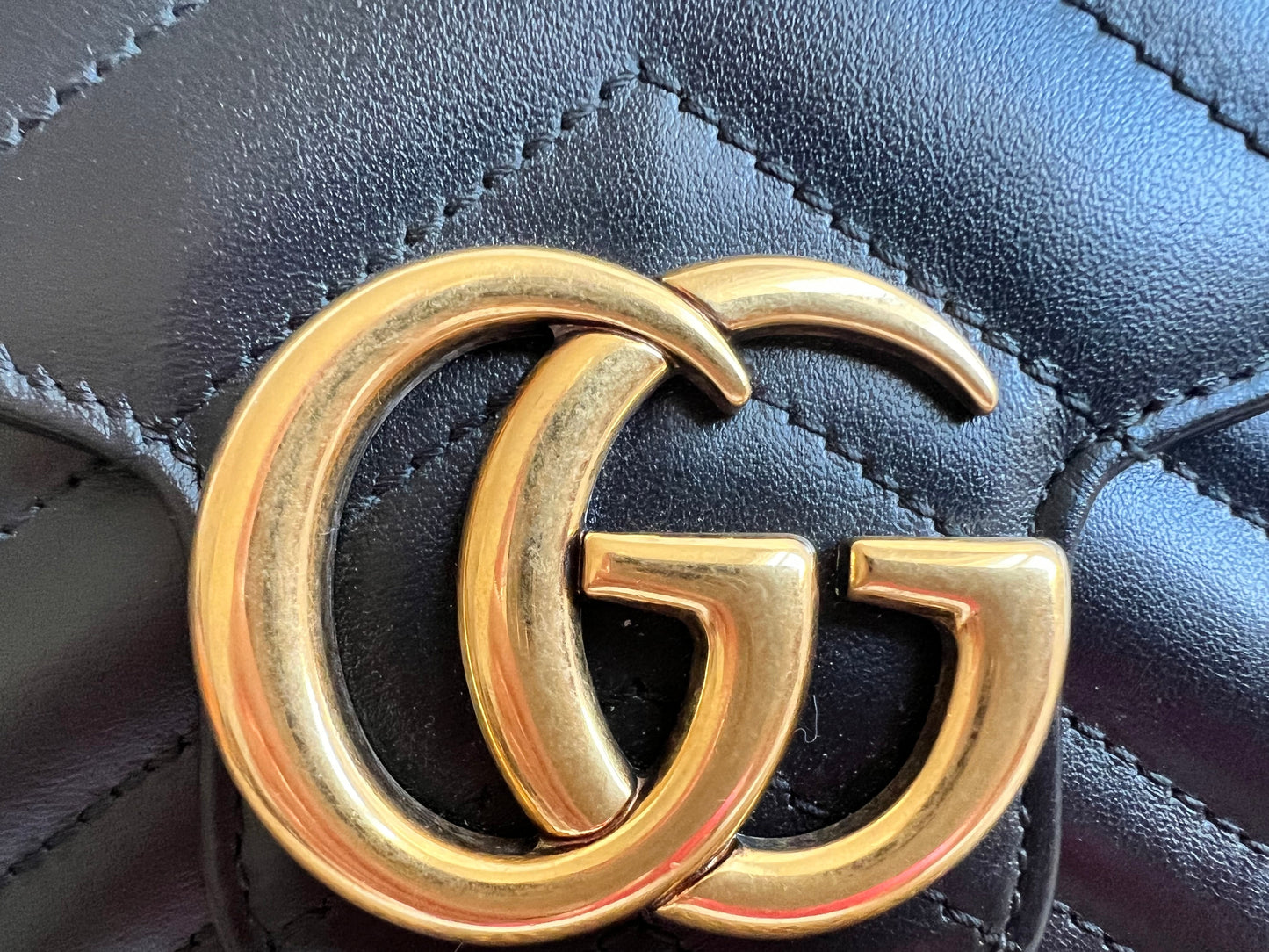 Gucci Black GG Marmont Matelasse Mini Bag (RRP £1440)