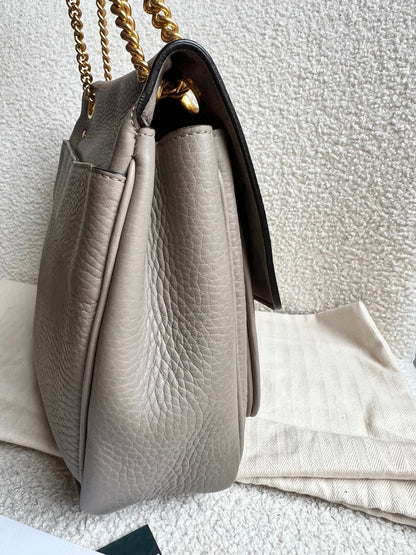 Mulberry Solid Grey Darley Shoulder Bag (RRP £1095)