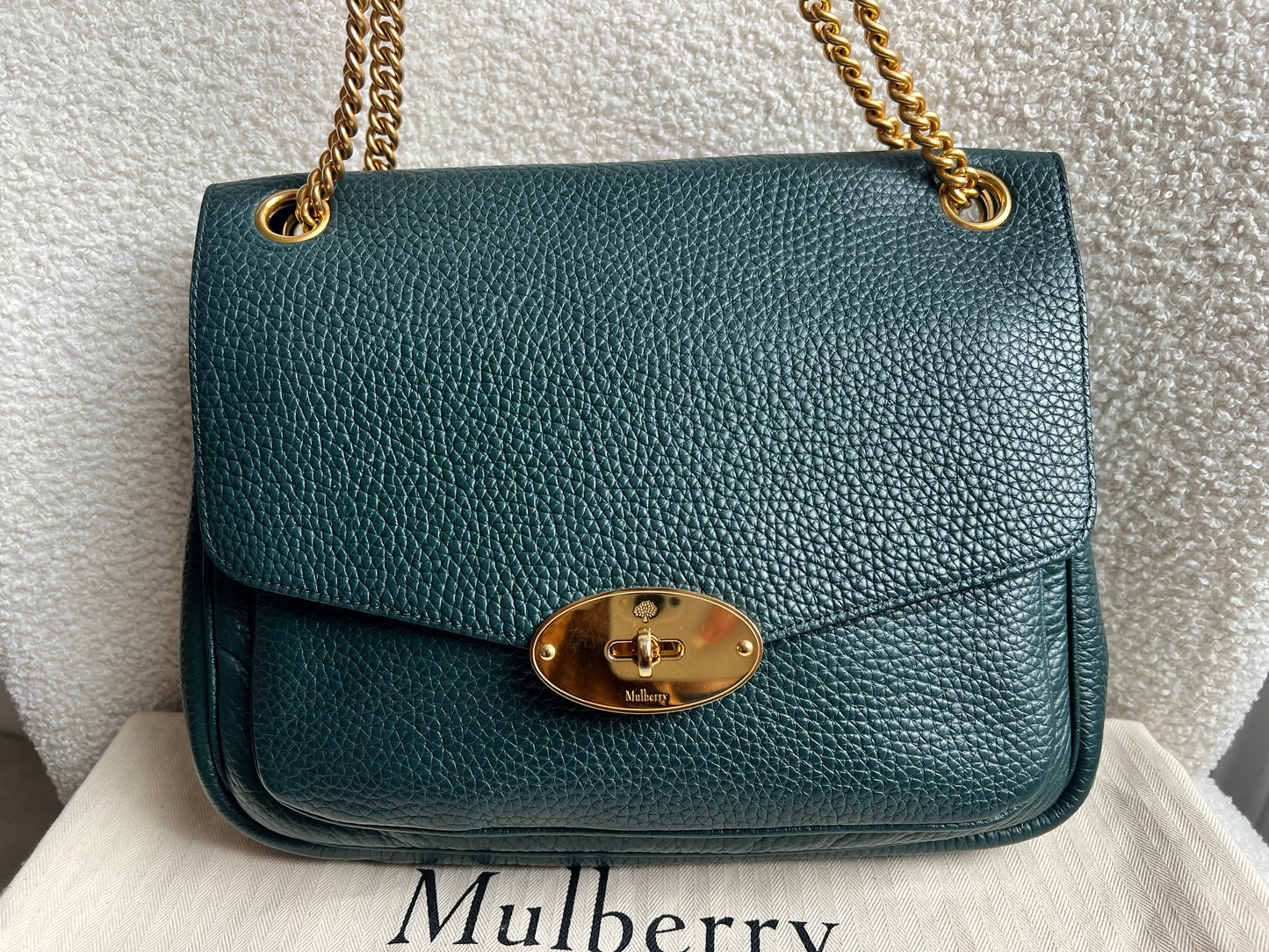 Mulberry Green Darley Shoulder Bag (RRP £1095)