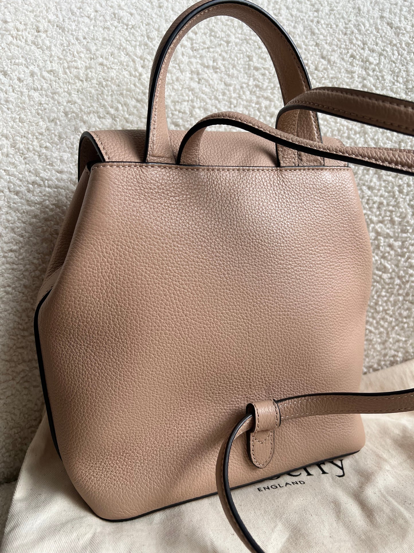 Mulberry Rosewater Mini Bayswater Backpack (RRP £695)