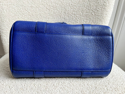 Mulberry Neon Blue Bayswater Satchel (RRP £995)