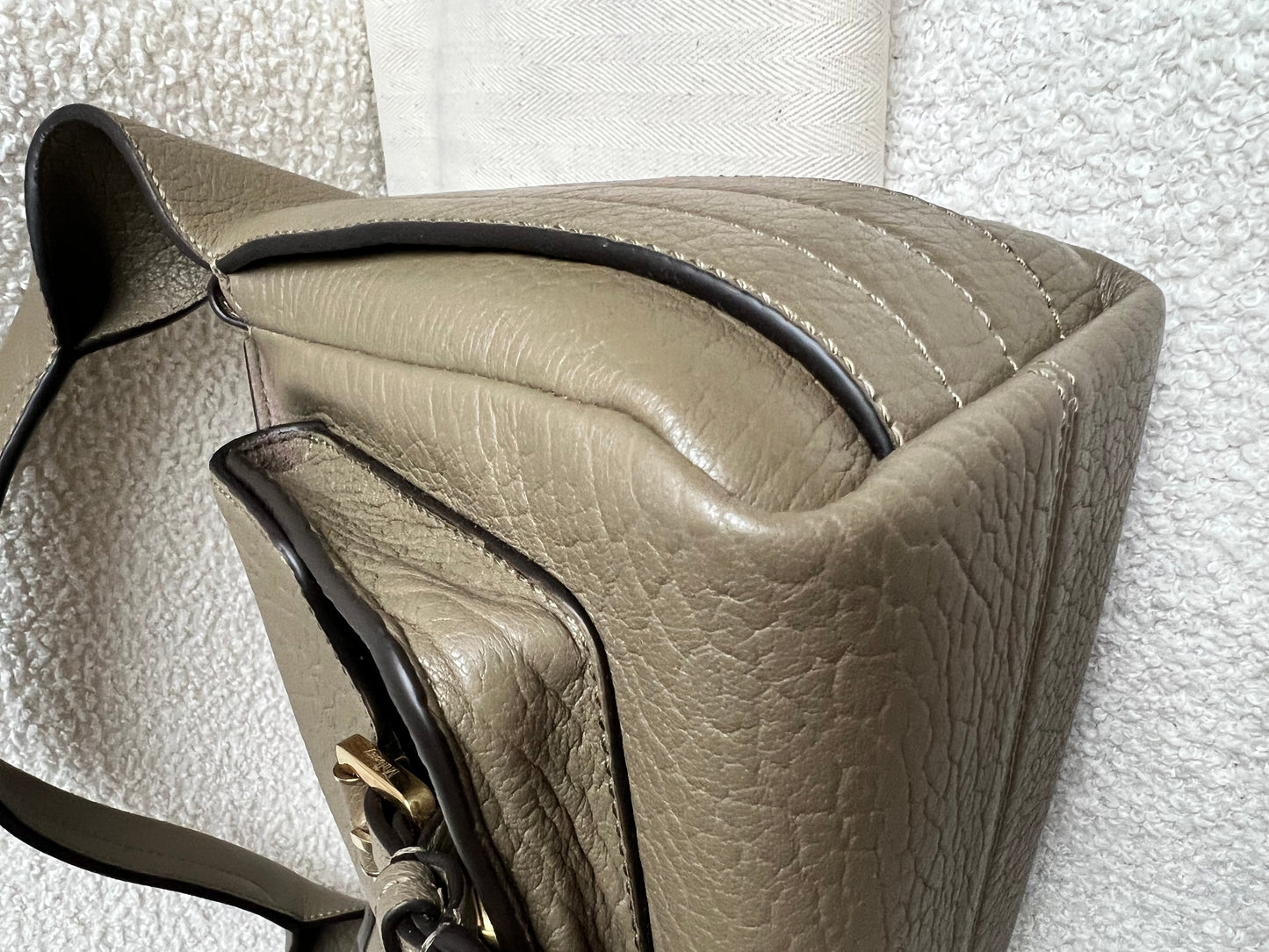 Mulberry Linen Green Maggie (RRP £995)