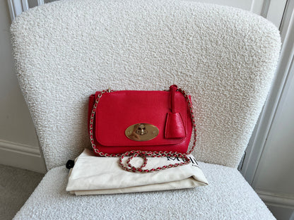 Mulberry Hibiscus Red Regular Lily with Gold Hardware (RRP £995)
