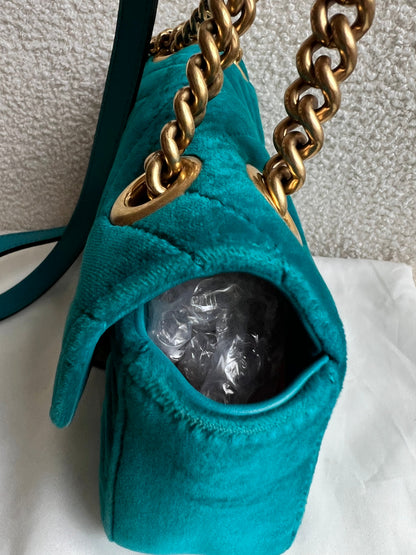 Gucci GG Mini Velvet Marmont Mini Shoulder Bag (RRP £1295)