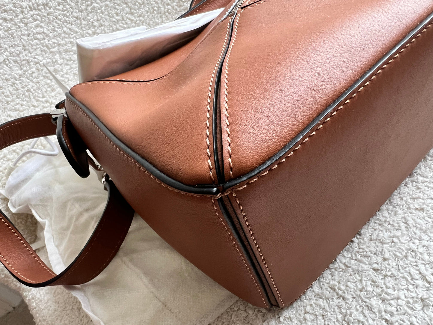 Loewe Tan Small Puzzle Bag (RRP £2550)