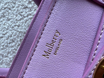 Mulberry Lilac Mini Zipped Bayswater (RRP £1095)