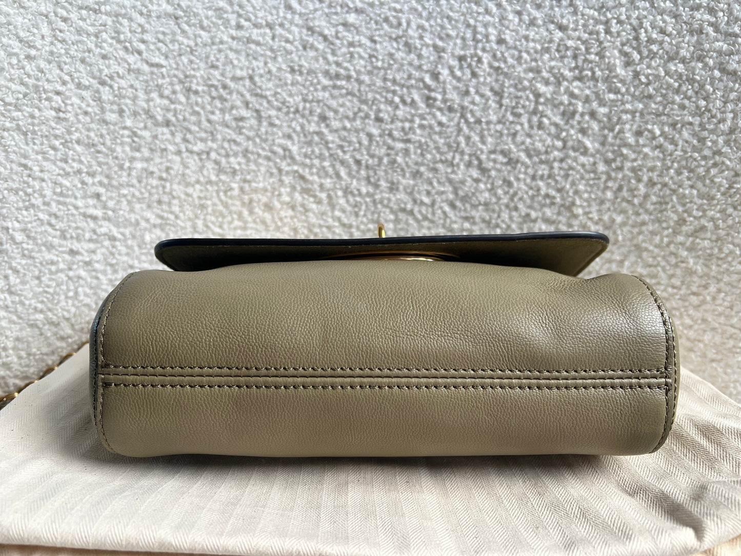 Mulberry Linen Regular Lily with Gold Hardware (RRP £995)