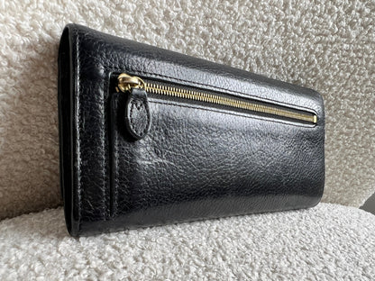 Mulberry Black Continental Wallet (RRP £345)