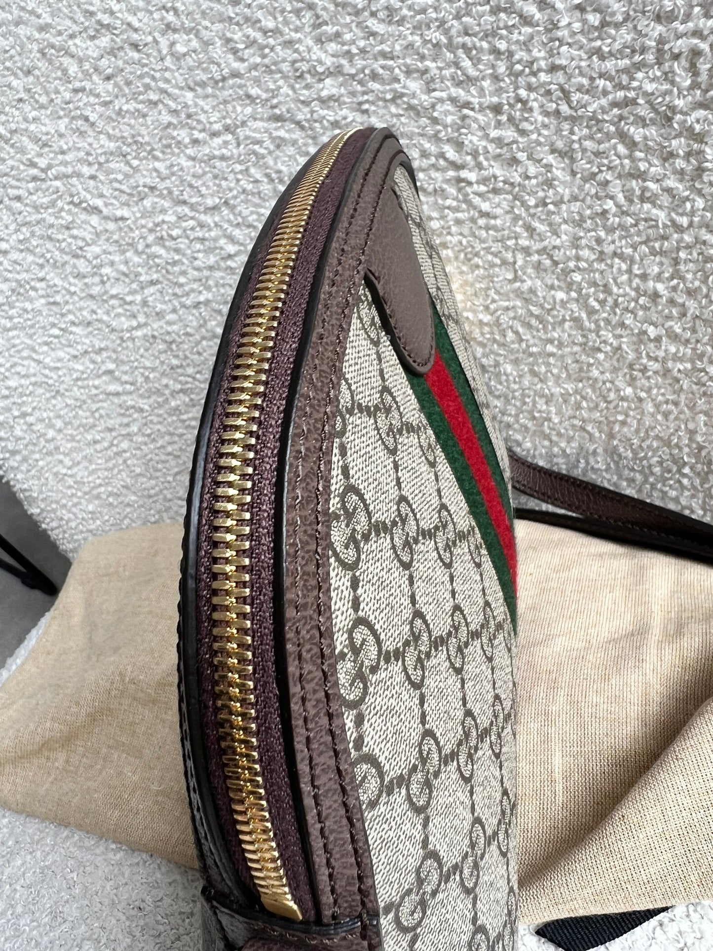 Gucci Ophidia GG Supreme Rounded Top Shoulder Bag (RRP £1,380)