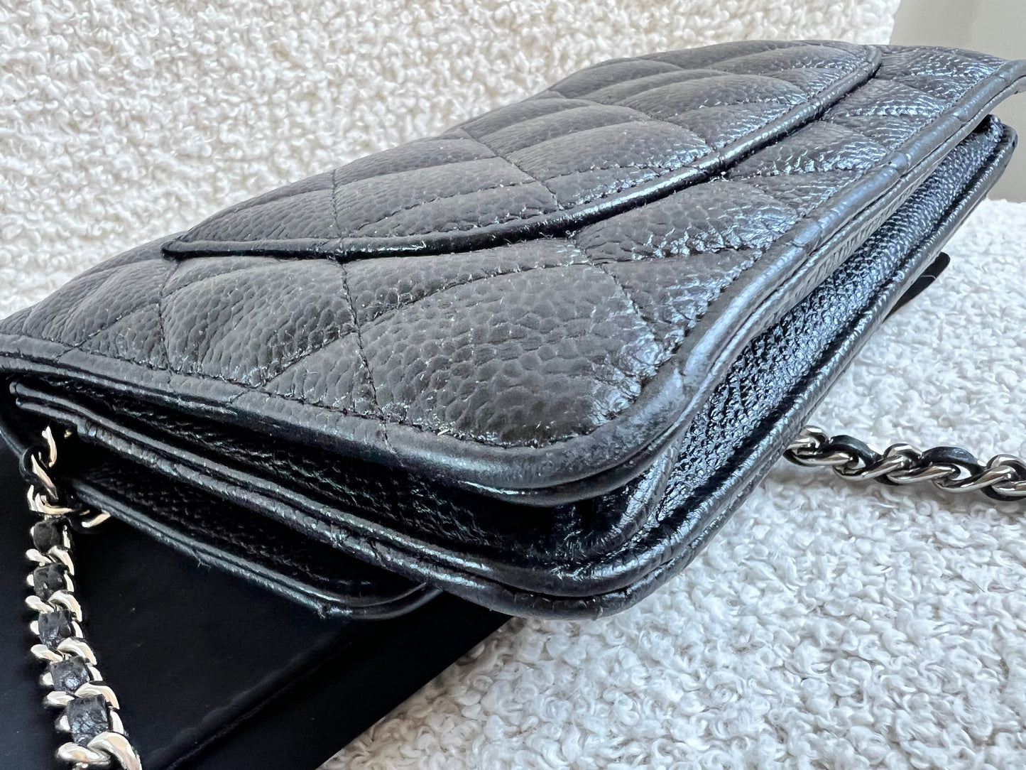 Chanel Wallet on Chain in Black Caviar Silver Hardware (RRP £2,930)