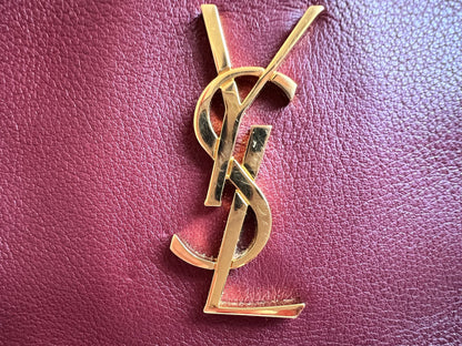 Yves Saint Laurent (YSL) Burgundy Blogger Camera Bag