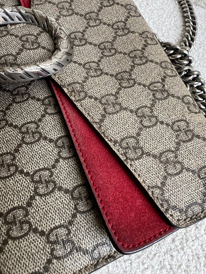 Gucci Dionysus GG Supreme Small Shoulder Bag (RRP £2,220)