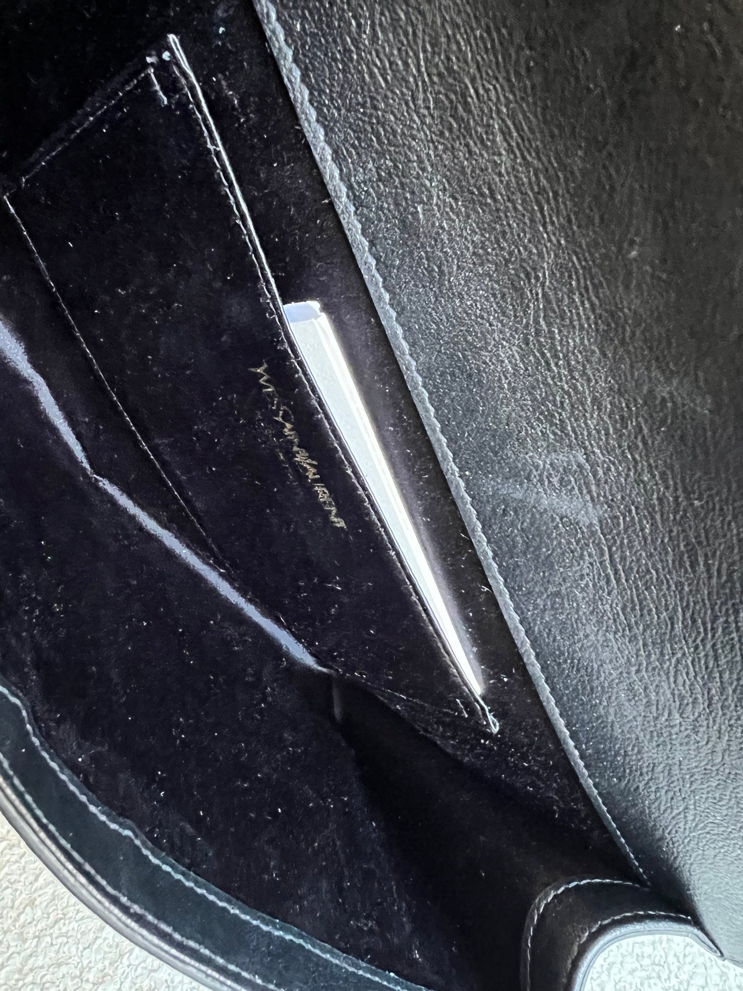 Yves Saint Laurent (YSL) Black Belle de Jour Clutch