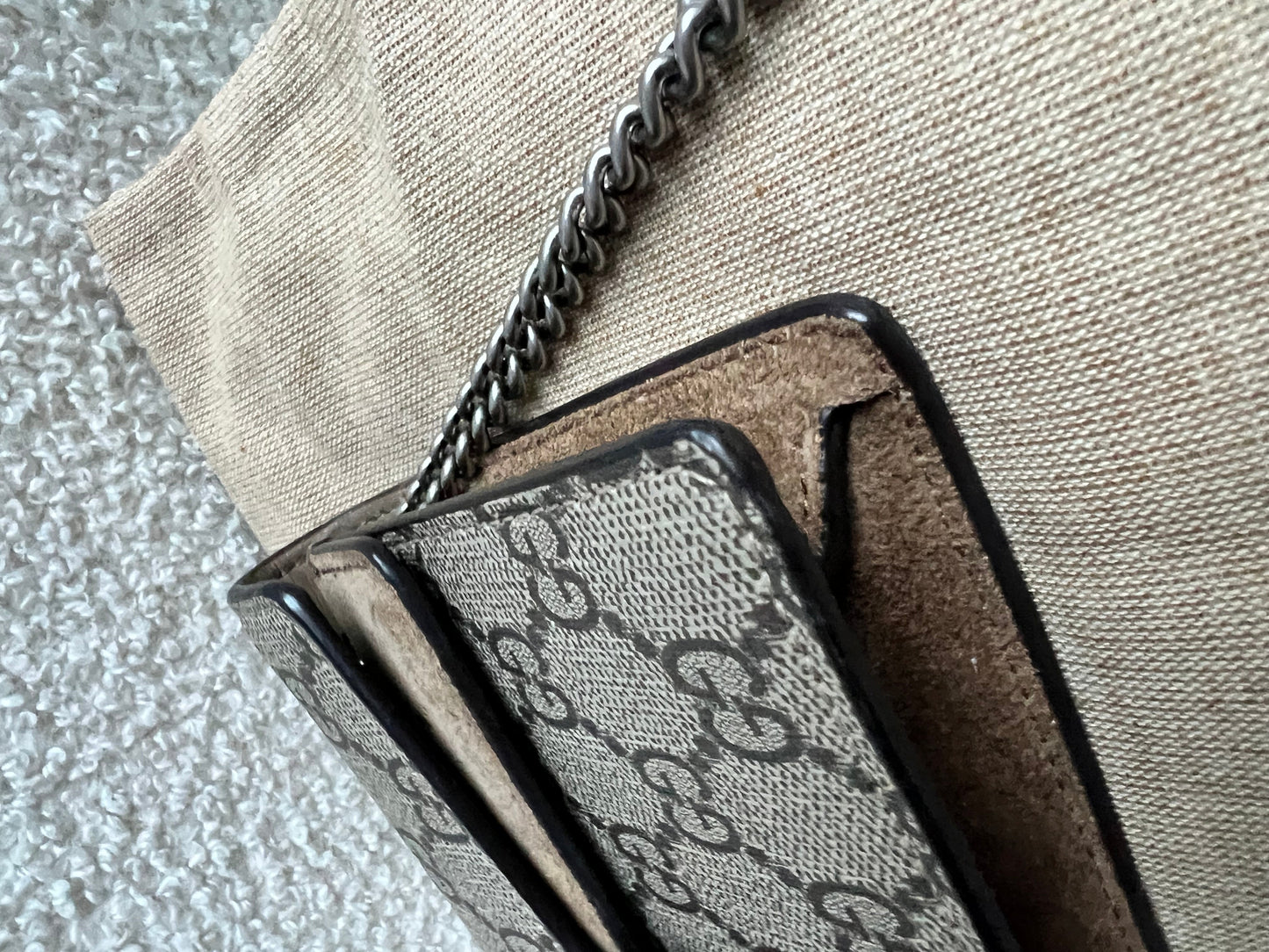 Gucci Dionysus GG Supreme Super Mini Shoulder Bag (RRP £890)