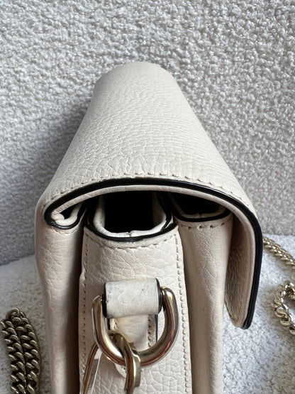 Gucci Interlocking GG Cream Mini Cross Body Bag