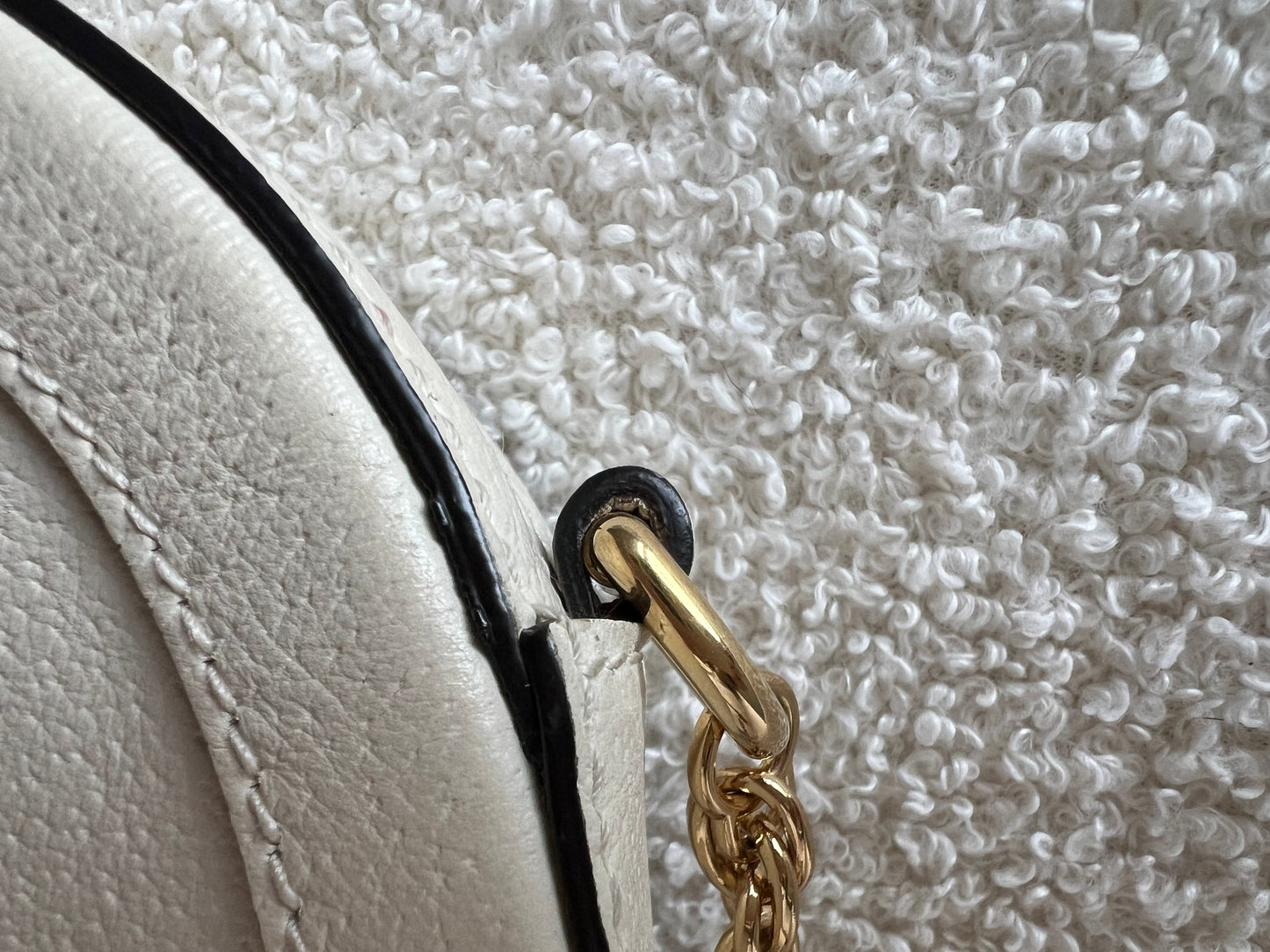 Gucci GG Round White Ophidia Small Shoulder Bag