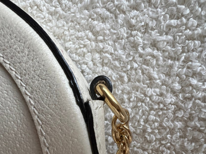 Gucci GG Round White Ophidia Small Shoulder Bag