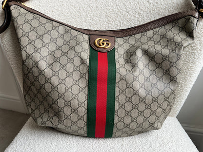 Gucci GG Supreme Ophidia Large Shoulder Bag (RRP £1190)